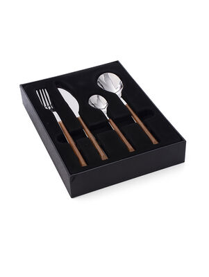 SET DE CUBIERTOS 24 PIEZAS WOOD SAKURA