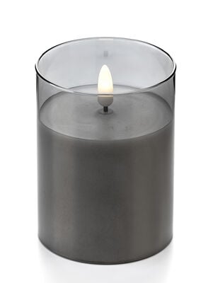 VELA LED GLASS GREY 10CM