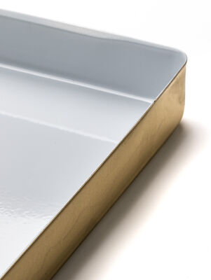 BANDEJA KOMO RECTANGULAR WHITE - Second Image