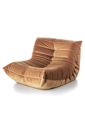 SILLON TOGO VELVET TABACO