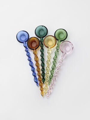 CUCHARITAS CADIZ MULTICOLOR SET X 6