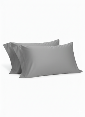 SET X 2 FUNDAS DE ALMOHADAS 220H GREY 50 X 80