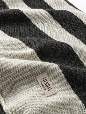 MANTA TEJIDA MERLIN 180 X 130 NEGRO - Second Image