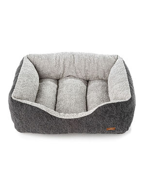 CAMA PARA MASCOTAS BOUCLE BICOLOR GRIS MEDIUM