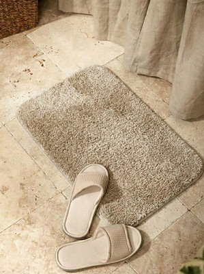ALFOMBRA DE BA&Ntilde;O BOSTON BEIGE 60 X 40