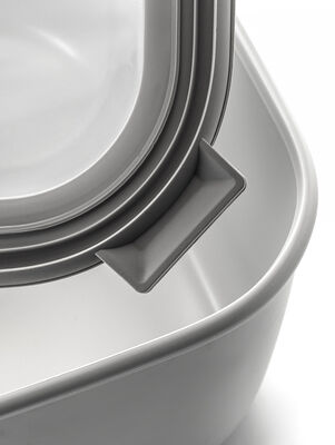 CONTENEDOR CIRQULA RECTANGULAR 3000 ML - NORDIC WHITE - Second Image