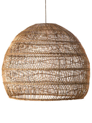 PANTALLA RATTAN LEEU D80
