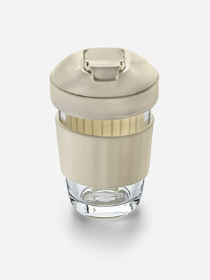 VASO TRIP VIDRIO OFF WHITE - Second Image