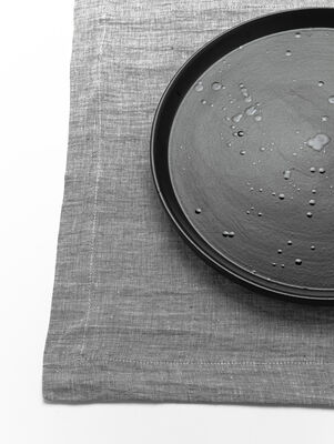 INDIVIDUAL DE LINO THESS GREY CHAMBRAY 35 X 50 - Second Image