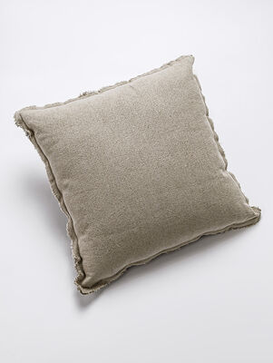 ALMOHADON LONDON 50X50 BEIGE/TOSTADO