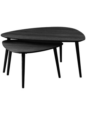 SET DE DOS MESAS TRIANGULARES ADDA BLACK - Second Image