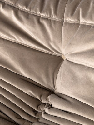 SILLON TOGO VELVET CREMA - Second Image