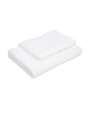 SET DE TOALLAS AMBER WHITE COTTON