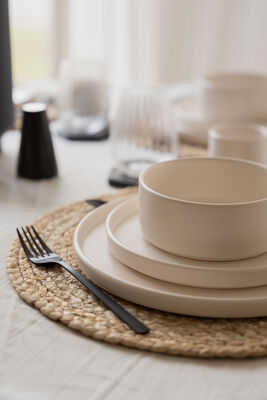PLATO DE POSTRE STACKABLE NATURAL - Second Image