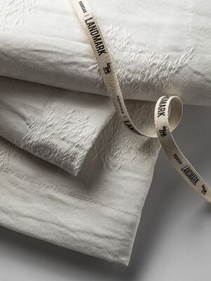 MANTEL LEAVES BLANCO 270 X 150 - Second Image