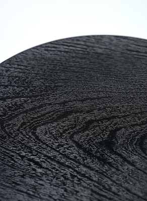 PLATO DE SITIO WOOD GRAIN BLACK - Second Image