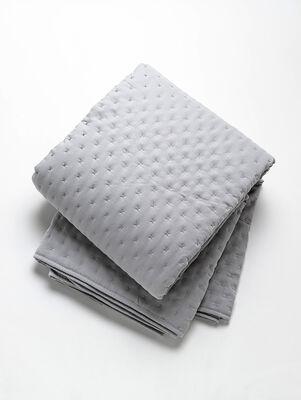 CUBRECAMA REGINA QUEEN GRIS CLARO