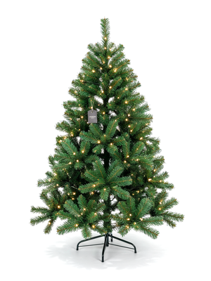 ARBOL DE NAVIDAD ABETO CON LUZ LED 150 CM