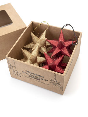 ADORNO 3D STAR SET X4