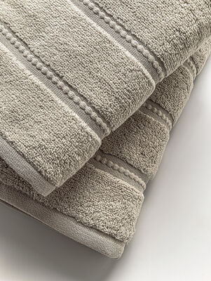 SET DE TOALLAS ALLEGRA BEIGE 1711 - Second Image