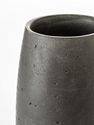 VASO PORTA CEPILLO DIENTES TRANCOSO GREY POLYRESIN - Second Image