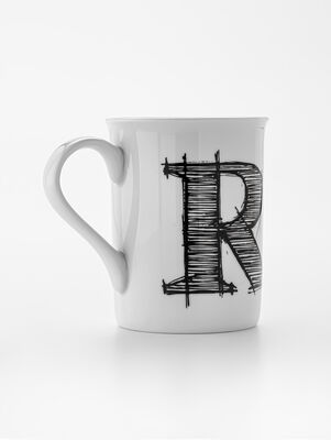 TAZA LETTER R 285CC - Second Image