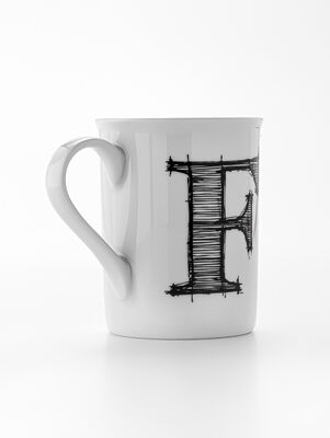 TAZA LETTER F 285CC - Second Image
