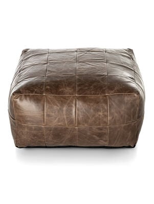 PUFF DE CUERO HOUSTON COCONUT