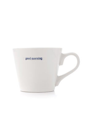 TAZA JARRO MUG DE PORCELANA GOOD MORNING 350 ML