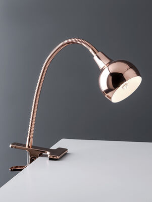 L&Aacute;MPARA DE MESA KIM COBRE 70 X 30