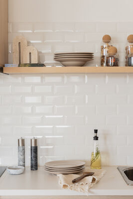 PLATO DE POSTRE TIMELESS TAUPE - Second Image