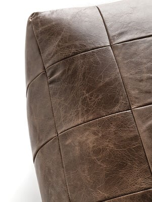 PUFF DE CUERO HOUSTON COCONUT - Second Image