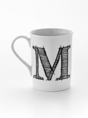 TAZA LETTER M 285CC