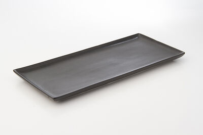 BANDEJA RECTANGULAR SEASONS BLACK 35 CM