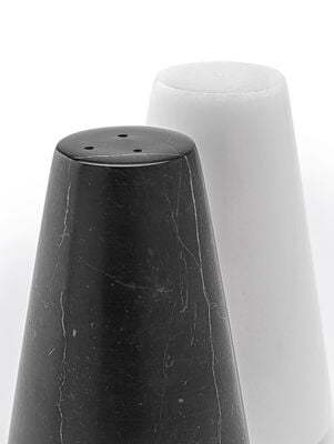 SALERO Y PIMENTERO ARLO MARBLE WHITE & BLACK - Second Image