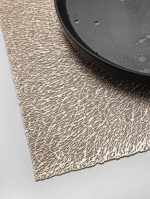 INDIVIDUAL RECTANGULAR GOLDEN 45X30 CM - Second Image