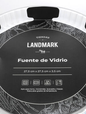 FUENTE DE HORNO REDONDA GLASS 27 CM - Second Image