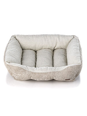 CAMA PARA MASCOTAS BOUCLE BICOLOR BEIGE MEDIUM