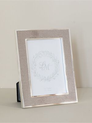 PORTARETRATOS SHAGREEN BEIGE 13X18