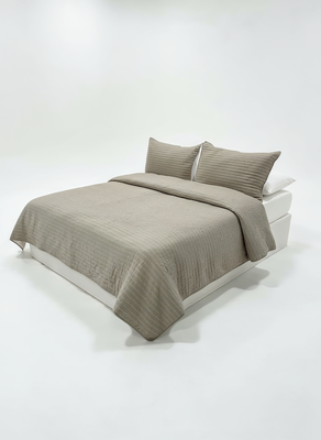 CUBRECAMA CLARISE BICOLOR TWIN TAUPE