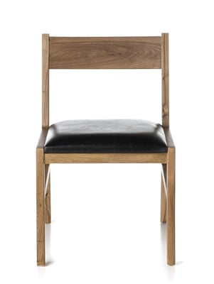 SILLA SUD CUERO NEGRO