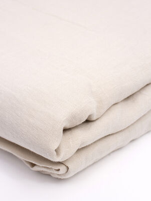 FUNDA DE LINO THESS BEIGE QUEEN 230x240 - Second Image
