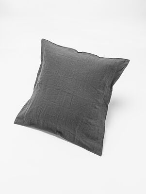 ALMOHADON DE LINO THESS CHARCOAL 50X50
