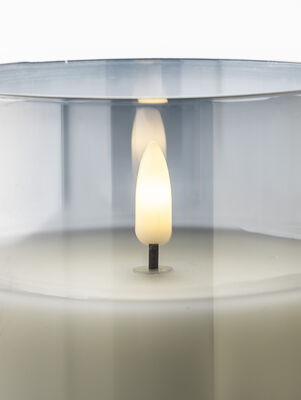 VELA LED GLASS GREY 10 X 10 CM - Second Image