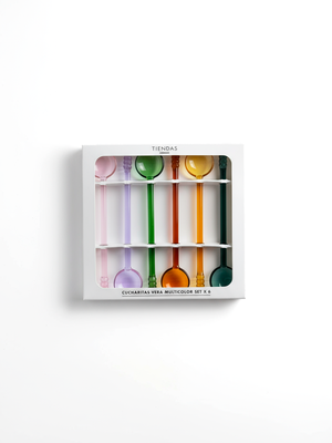 CUCHARITAS VERA MULTICOLOR SET X 6