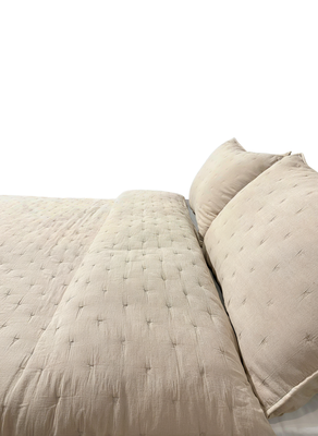 CUBRECAMA BERTHA QUEEN BEIGE - Second Image