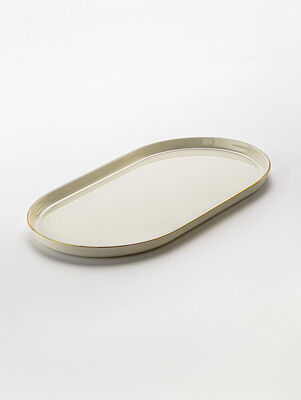 BANDEJA OVAL CHOPIN GOLD 28CM