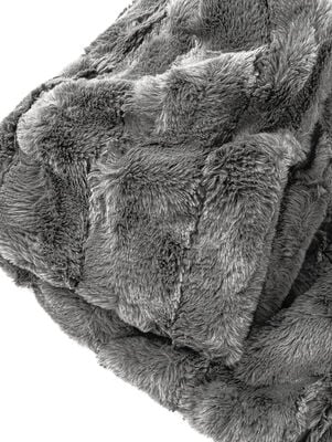 MANTA CAMBOYA GRIS OSCURO 140 X 180 - Second Image