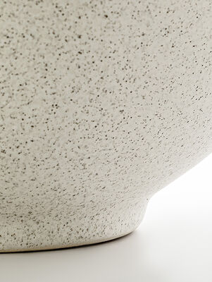 FLORERO CER BOMBE N3 BLANCO JAS MATE - Second Image