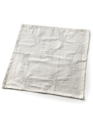 SERVILLETA LEAVES 40 x 40 BLANCA